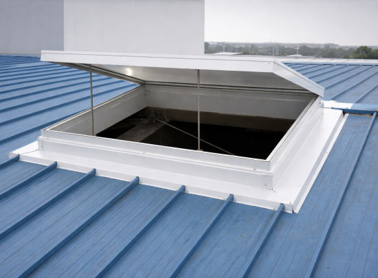 açık çatı havalandırma menfezi duman tahliye kapağı sanayi tipi çatı havalandırma sistemi