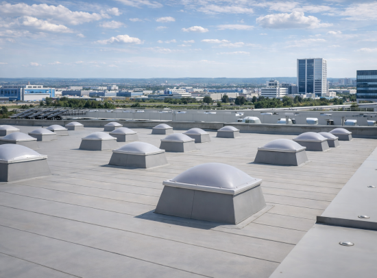 endüstriyel çatı duman damperi otomatik duman tahliye sistemi sanayi tipi çatı havalandırma kapağı