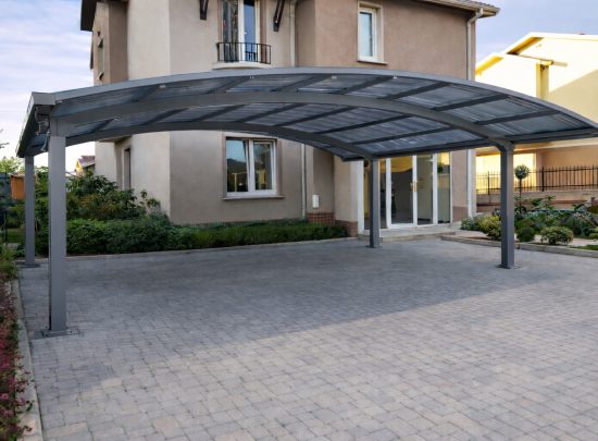 Müstakil araç sundurma sistemi galvanizli çelik otopark sundurma modeli